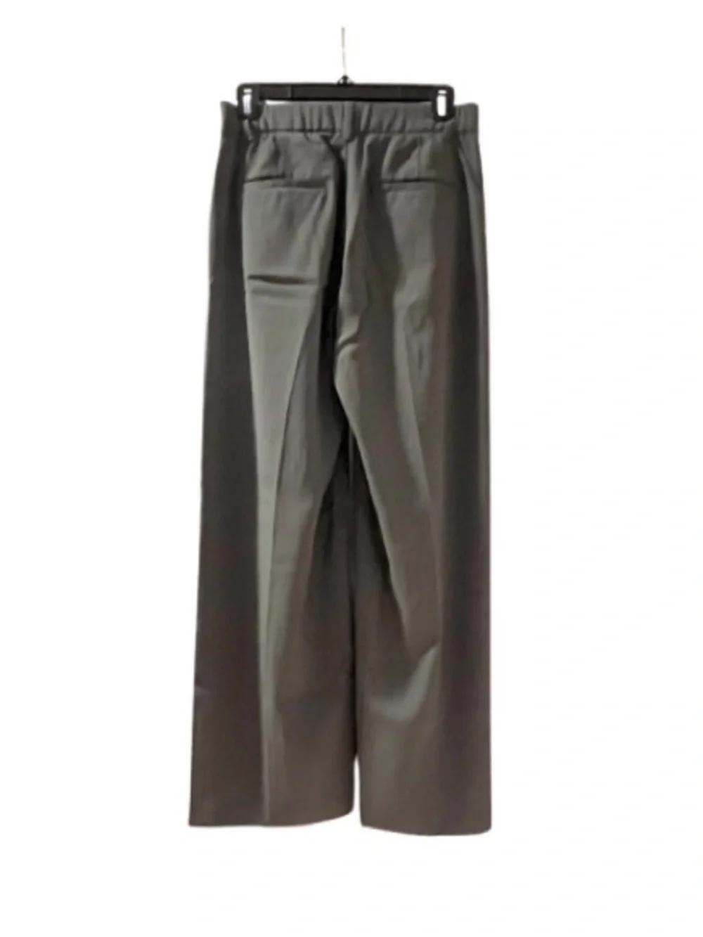 GAP- Wide Leg High-Rise Pants in Dark Gray. Size: 4 Petite